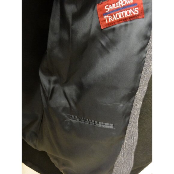 Savile Row Traditions Suit/Sport Jacket Coat Gray 42" Chest Lambs wool Blend - Picture 7 of 11